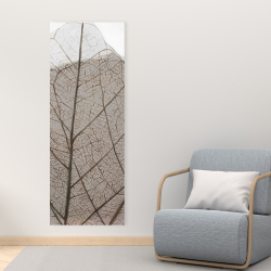 Toile 16 x 48 - Feuilles séchées translucides