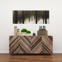 Toile 16 x 48 - Forêt silencieuse