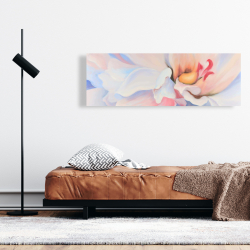 Canvas 16 x 48 - Pastel colored flower