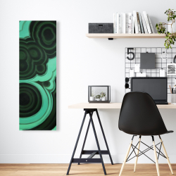 Toile 16 x 48 - Pierre malachite