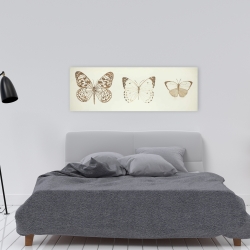 Canvas 16 x 48 - Sepia butterflies