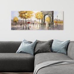 Canvas 16 x 48 - Arc de triomphe to paris
