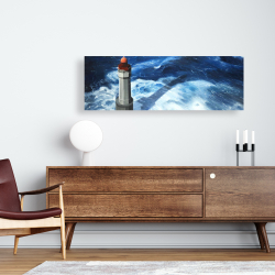 Canvas 16 x 48 - The headlight of jument