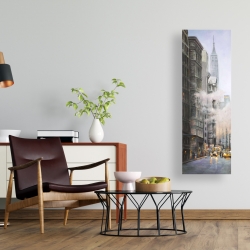 Canvas 16 x 48 - Morning in the streets of new-york city