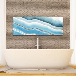 Canvas 16 x 48 - Textured geode