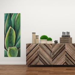 Canvas 16 x 48 - Watercolor agave plant