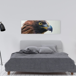 Toile 16 x 48 - Aigle à tête brune