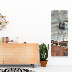 Toile 16 x 48 - Tour d'eau à williamsburg