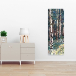 Toile 16 x 48 - Bouleaux