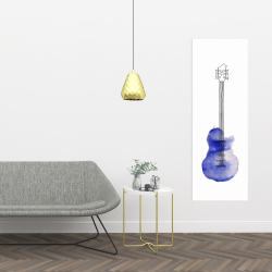 Canvas 16 x 48 - Blue guitar