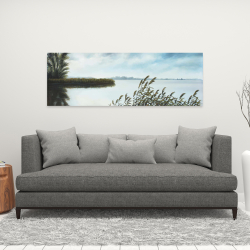 Toile 16 x 48 - Lac tranquille