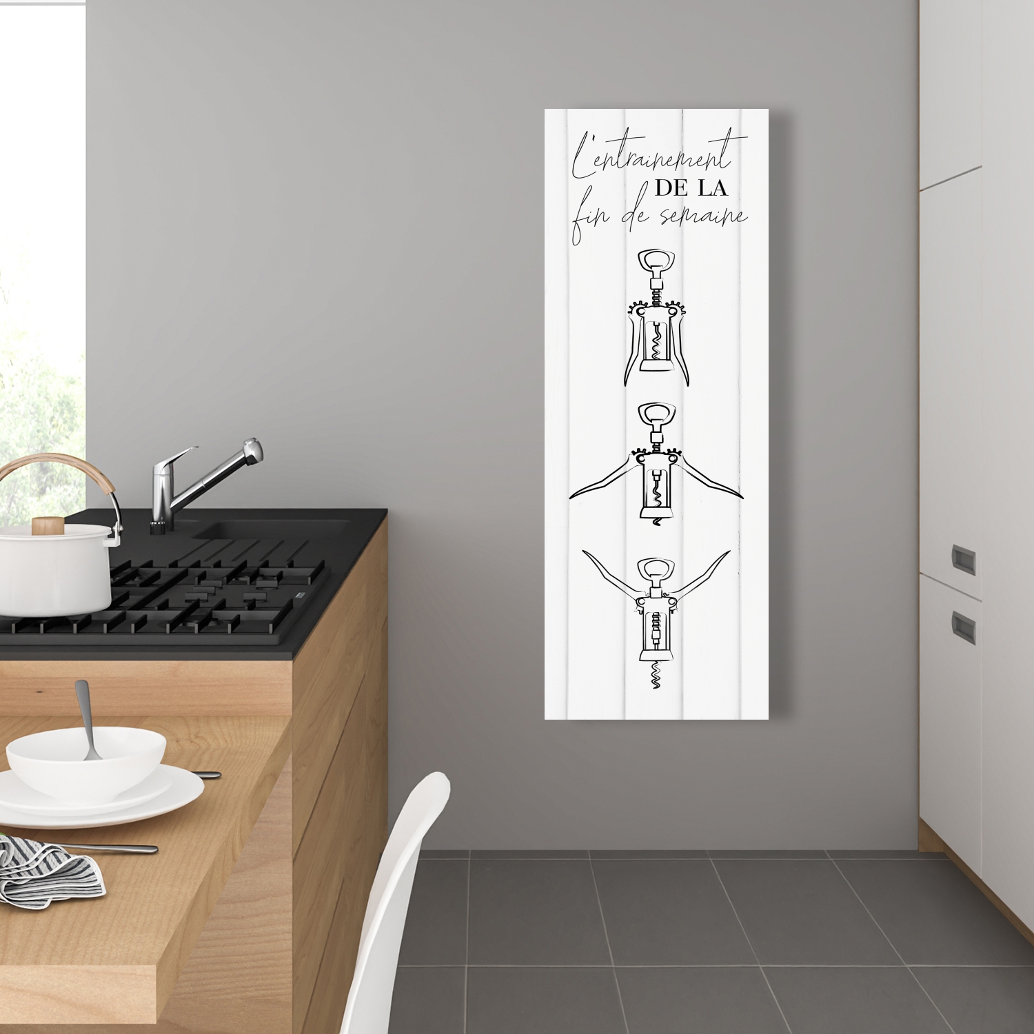 Toile 16 x 48 - L'entrainement de la fin de semaine