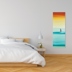 Canvas 16 x 48 - A surfer by dawn