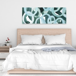 Canvas 16 x 48 - Abstract rings