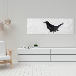 Canvas 16 x 48 - Lonely crow
