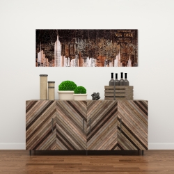 Canvas 16 x 48 - The empire city of newyork