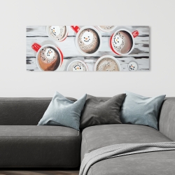Toile 16 x 48 - Chocolat chaud du temps des fêtes