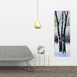 Toile 16 x 48 - Arbres gelés