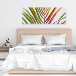 Canvas 16 x 48 - Watercolor tropical palm leave