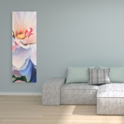 Canvas 16 x 48 - Pastel colored flower