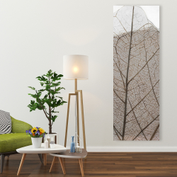 Toile 20 x 60 - Feuilles séchées translucides
