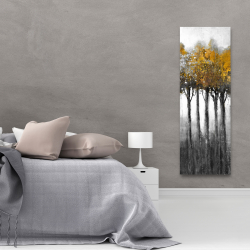 Canvas 20 x 60 - Illuminated forest