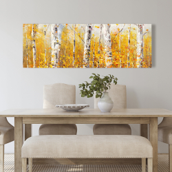 Canvas 20 x 60 - Birches by sunny day