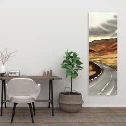 Canvas 20 x 60 - On the road in iceland