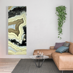 Toile 20 x 60 - Agate en dentelle