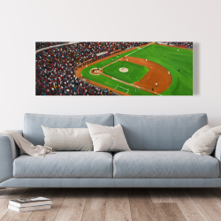 Canvas 20 x 60 - Baseball game