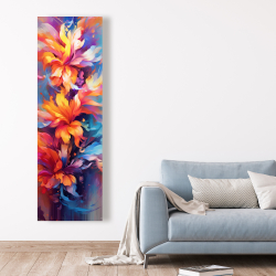 Toile 20 x 60 - Plantes colorées