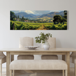 Canvas 20 x 60 - Exotic farm