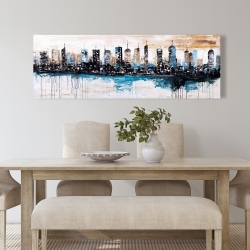 Canvas 20 x 60 - Buildings on the horizon