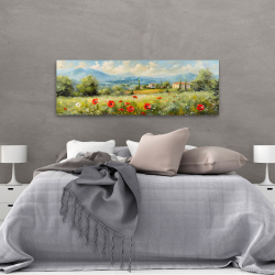 Canvas 20 x 60 - Red dots