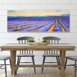Toile 20 x 60 - Champs de lavande