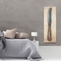 Toile 20 x 60 - Couteau à beurre vintage