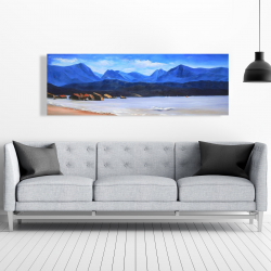 Toile 20 x 60 - Calmes remous d'écosse