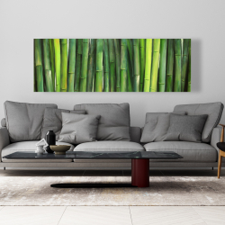 Canvas 20 x 60 - Green bamboo