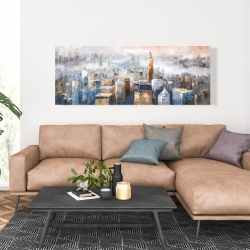 Canvas 20 x 60 - Abstract new york city