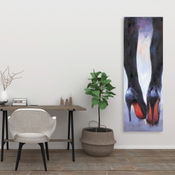Canvas 20 x 60 - Long legs with high heels