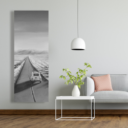 Toile 20 x 60 - Voiture sur la route
