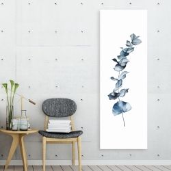 Canvas 20 x 60 - Eucalyptus blue leaves