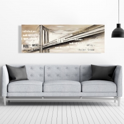 Toile 20 x 60 - Pont de la ville
