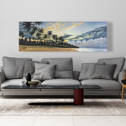 Toile 20 x 60 - Moments d'été tropical