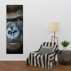 Toile 20 x 60 - Visage de gorille