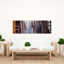Canvas 20 x 60 - Abstract buildings