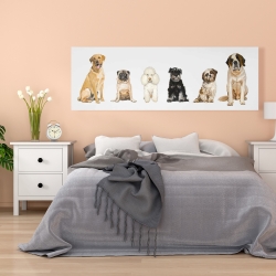 Toile 20 x 60 - Le meilleur ami de l'homme