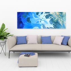 Canvas 20 x 60 - Satellite view of the mergui islands