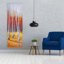 Toile 20 x 60 - Paysage de forêt d'automne