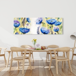 Canvas 20 x 60 - Blue garden